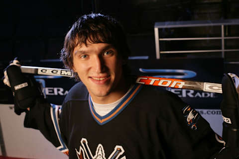 Sep 14, 2006; Washington, DC, USA; Portraits ALEXANDER OVECHKIN of the Washington Capitals at the Verizon Center. (Photo by Albert Dickson/Sporting News via Getty Images via Getty Images)