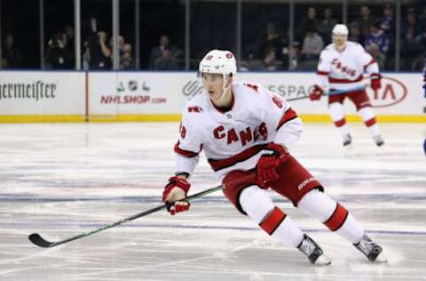 Martin Necas, Carolina Hurricanes (Photo by Bruce Bennett/Getty Images)