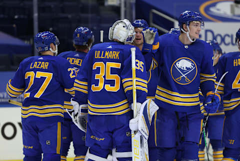 Buffalo Sabres goaltender Linus Ullmark (35). Mandatory Credit: Timothy T. Ludwig-USA TODAY Sports