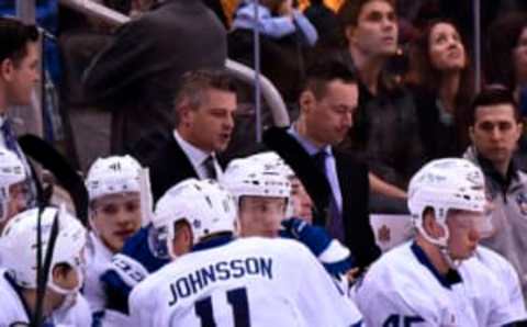 TORONTO, ON – NOVEMBER 25: Head Coach  (Photo by Graig Abel/Getty Images)