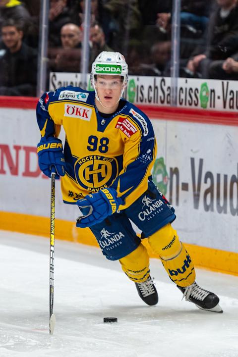 Benjamin Baumgartner of HC Davos (Photo by RvS.Media/Monika Majer/Getty Images)