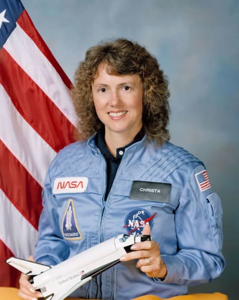 Christa McAuliffe.