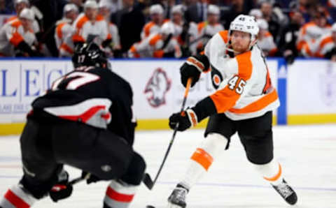 Cam York, Philadelphia Flyers (Mandatory Credit: Timothy T. Ludwig-USA TODAY Sports)