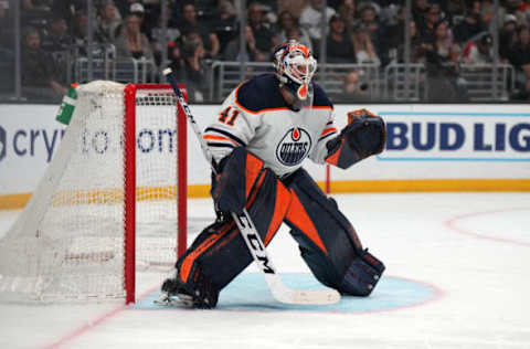 Edmonton Oilers Goaltender Mike Smith #41 Mandatory Credit: Kirby Lee-USA TODAY Sports