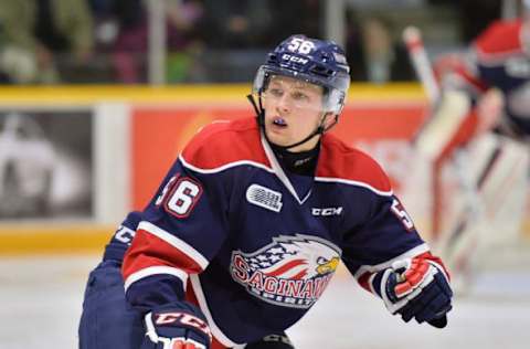 Markus Niemelainen of the Saginaw Spirit. Photo by Terry Wilson / OHL Images.