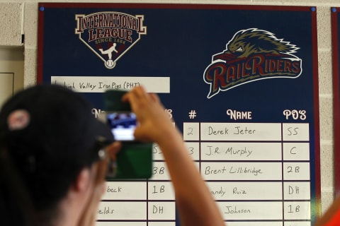 Will Taveras see Triple-A lineup cards like this one in April? Photo by H. Martin/Getty Images.