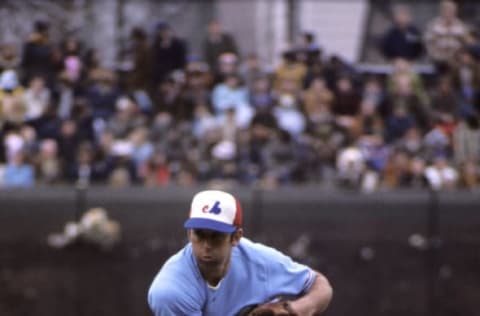 CHICAGO – 1973: Pitcher Mike Marshall #28 of the Montreal Expos follows through on a pitch during a game in April, 1973 against the Chicago Cubs at Wrigley Field in Chicago, Illinois. Mike Marshall73-04395 (Photo by: Diamond Images/Getty Images)