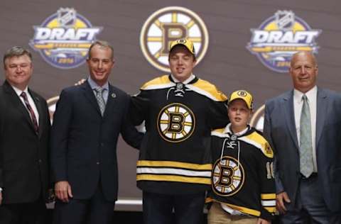 Jun 24, 2016; Buffalo, NY, USA; Charles McAvoy. Mandatory Credit: Timothy T. Ludwig-USA TODAY Sports