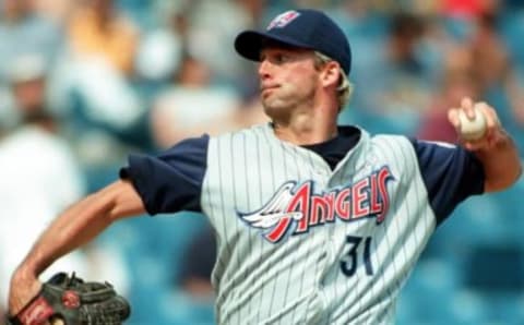 Chuck Finley, LA Angels (Photo credit should read DANIEL LIPPITT/AFP/Getty Images)