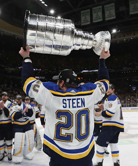 BOSTON, MASSACHUSETTS – JUNE 12: Alexander Steen. (Photo by Bruce Bennett/Getty Images)