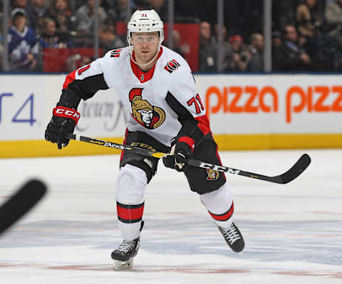 Chris Tierney #71, Ottawa Senators(Photo by Claus Andersen/Getty Images)