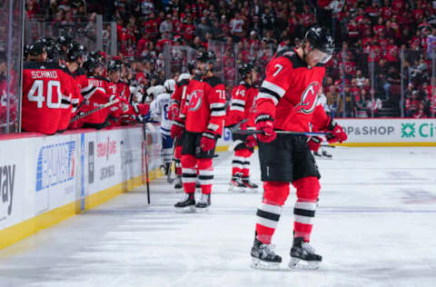 Dougie Hamilton #7, New Jersey Devils (Photo by Mitchell Leff/Getty Images)