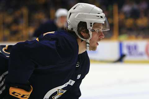 Nashville Predators center Carl Persson (85) (Photo by Danny Murphy/Icon Sportswire via Getty Images)