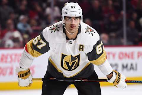 MONTREAL, QC – NOVEMBER 10: Look on Las Vegas Golden Knights left wing Max Pacioretty (67) during the Las Vegas Golden Knights versus the Montreal Canadiens game on November 10, 2018, at Bell Centre in Montreal, QC (Photo by David Kirouac/Icon Sportswire via Getty Images)