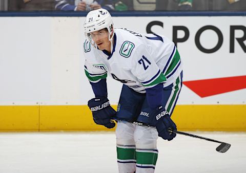 Loui Eriksson #21 of the Vancouver Canucks (Photo by Claus Andersen/Getty Images)