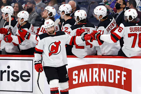 New Jersey Devils left wing Tomas Tatar (90): James Carey Lauder-USA TODAY Sports