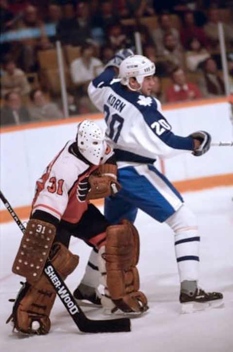 Pelle Lindergh, Philadelphia Flyers (Photo by Graig Abel Collection/Getty Images)