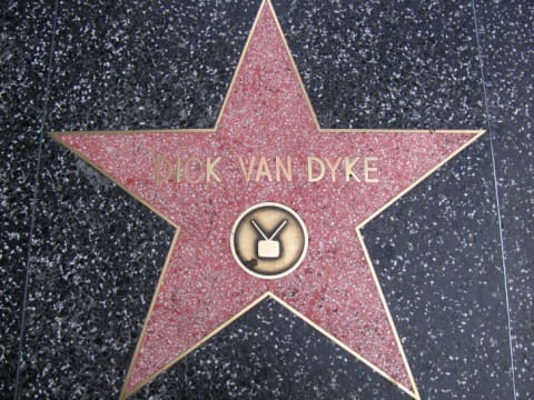 Dick Van Dyke's star on the Hollywood Walk of Fame