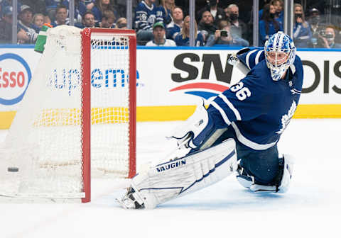 May 14, 2022; Toronto, Ontario, CAN; Toronto Maple Leafs goaltender Jack Campbell (36)  Mandatory Credit: Nick Turchiaro-USA TODAY Sports