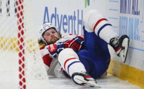 TAMPA, FLORIDA – JULY 07: Josh Anderson #17 of the Montreal Canadiens  (Photo by Bruce Bennett/Getty Images)