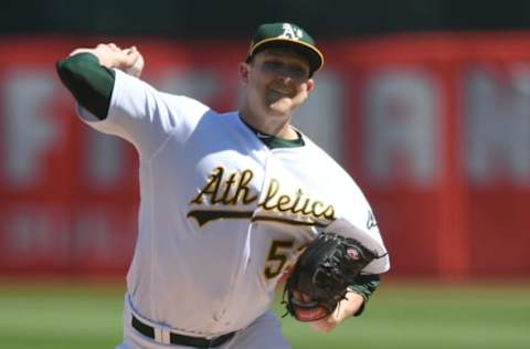 Being a right-hander, Cahill is an option the Phillies might have only mild interest in. Photo by Thearon W. Henderson/Getty Images.