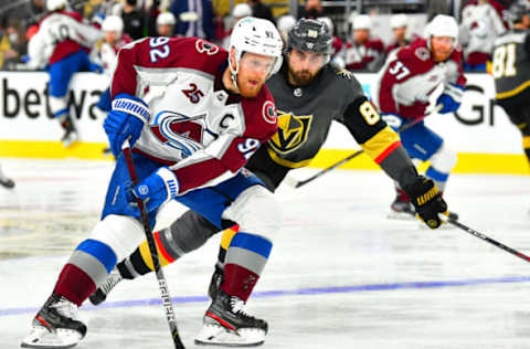 Gabriel Landeskog #92 Colorado Avalanche Mandatory Credit: Stephen R. Sylvanie-USA TODAY Sports