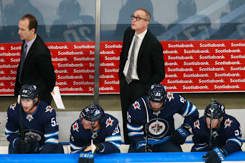 Paul Maurice head coach of the Winnipeg Jets (Photo by Jeff Vinnick/Getty Images)