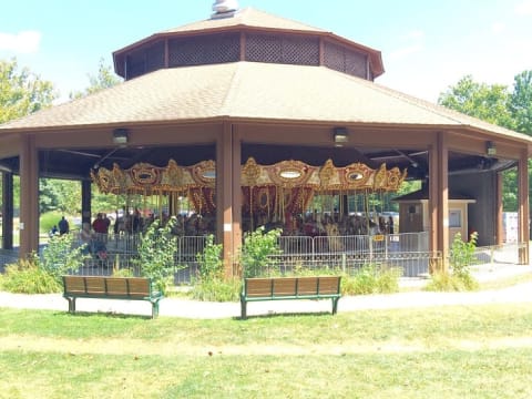 The carousel at Van Saun Park in New Jersey.