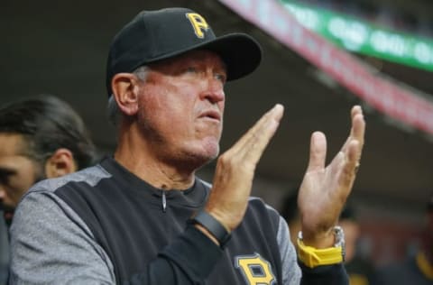 CINCINNATI, OH – JULY 21: Pittsburgh Pirates manager Clint Hurdle #13 of the Pittsburgh Pirates is seen during the game against the Cincinnati Reds at Great American Ball Park on July 21, 2018 in Cincinnati, Ohio. (Photo by Michael Hickey/Getty Images)