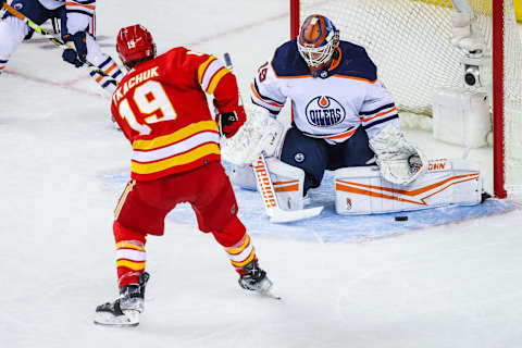 Edmonton Oilers goaltender Mikko Koskinen (19): Sergei Belski-USA TODAY Sports