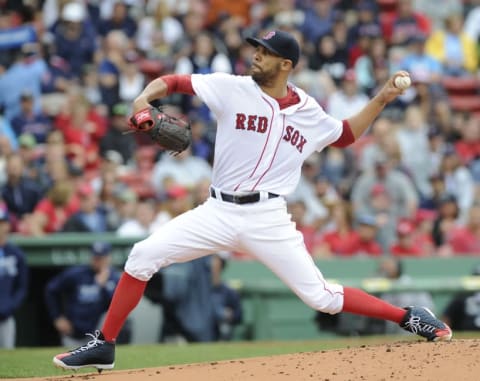 Jul 10, 2016; Boston, MA, USA; Boston Red Sox starting pitcher 