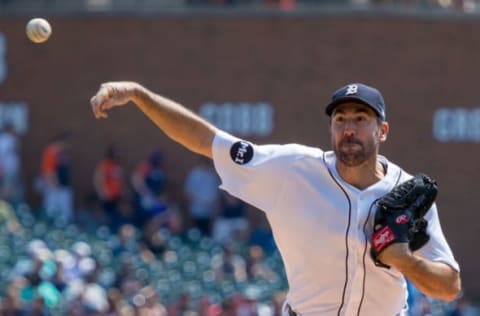 DETROIT, MI – AUGUST 20: Starting pitcher Justin Verlander