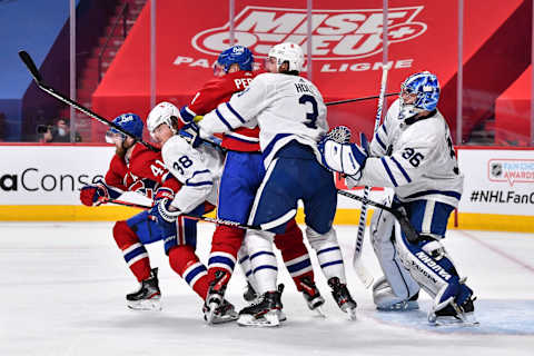 MONTREAL, QC – MAY 24: Goaltender Jack Campbell #36 of the Toronto Maple Leafs  (Photo by Minas Panagiotakis/Getty Images)