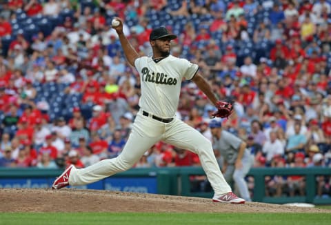 Dominguez retires the Blue Jays with his usual efficiency. Photo by H. Martin/Getty Images.