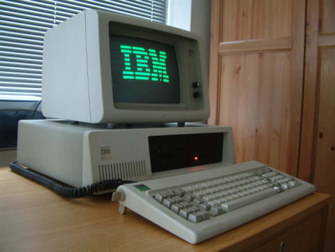 IBM personal computer.