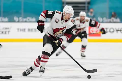 Michael Bunting, Arizona Coyotes (Credit: Stan Szeto-USA TODAY Sports)