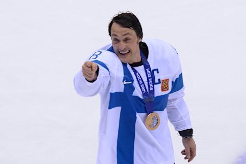 Teemu Selanne (ALEXANDER NEMENOV/AFP via Getty Images)