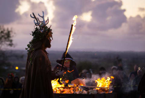 A modern Samhain celebration.