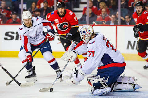 Washington Capitals goaltender Braden Holtby (70) (Mandatory Credit: Sergei Belski-USA TODAY Sports)