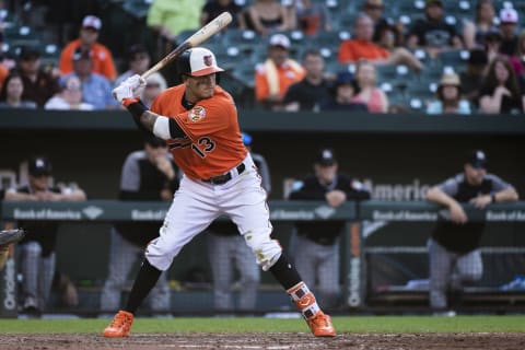 If the Phillies believe they can win the NL East with Machado, they may take the plunge. Photo by Scott Taetsch/Getty Images.