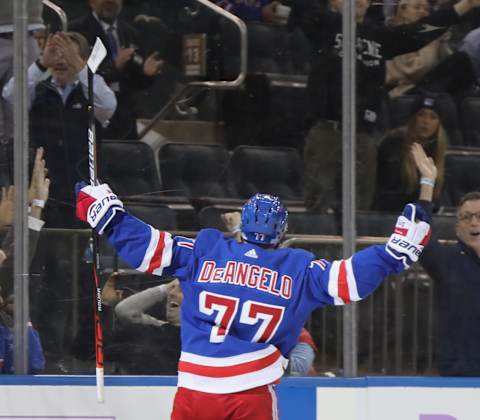 Tony DeAngelo of the New York Rangers (Photo by Bruce Bennett/Getty Images)