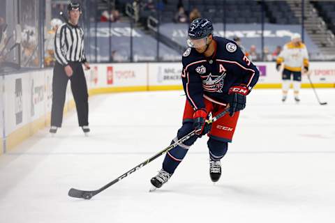 COLUMBUS, OH – MAY 03: Seth Jones #3 of the Columbus Blue Jackets  . (Photo by Kirk Irwin/Getty Images)