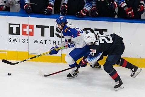 EDMONTON, AB – JANUARY 02: Simon Nemec. (Photo by Codie McLachlan/Getty Images)