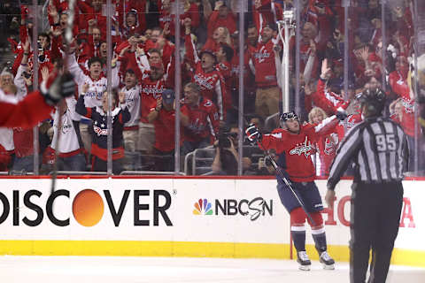 Jakub Vrana, Washington Capitals (Photo by Patrick Smith/Getty Images)