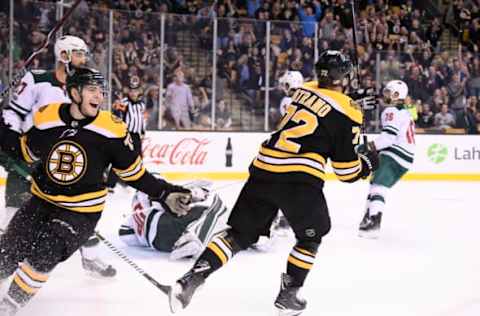 BOSTON, MA – NOVEMBER 6: Jake DeBrusk