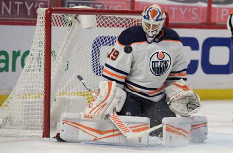 Mikko Koskinen #19, Edmonton Oilers Mandatory Credit: Marc DesRosiers-USA TODAY Sports