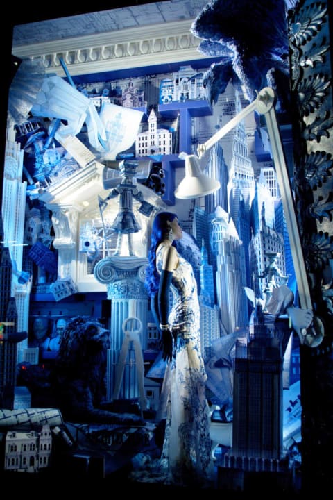 A Bergdorf Goodman holiday window in 2014