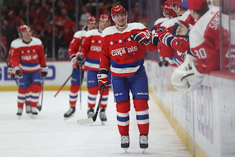 Jakub Vrana, Washington Capitals (Photo by Patrick Smith/Getty Images)