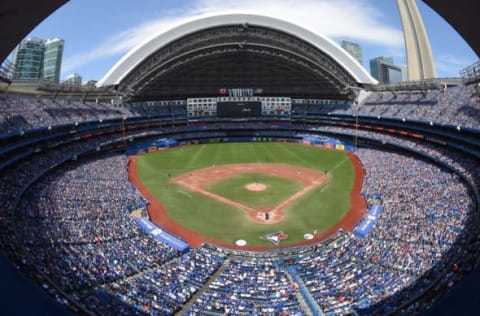 Jul 30, 2016; Toronto, Ontario, CAN; A general view of the Rogers Centre as the Toronto Blue Jays host the Baltimore Orioles. Mandatory Credit: Dan Hamilton-USA TODAY Sports