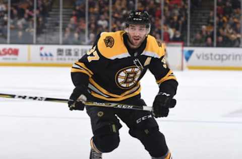 BOSTON, MA – JANUARY 15: Patrice Bergeron